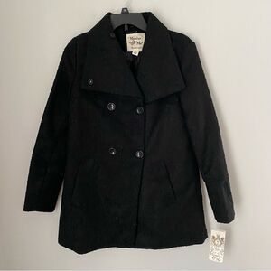 Maralyn & Me Women’s Tweed Pea Coat size M